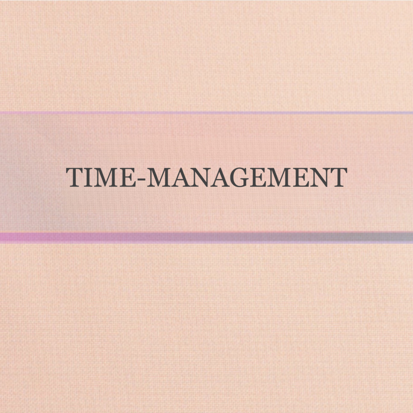 Time-management